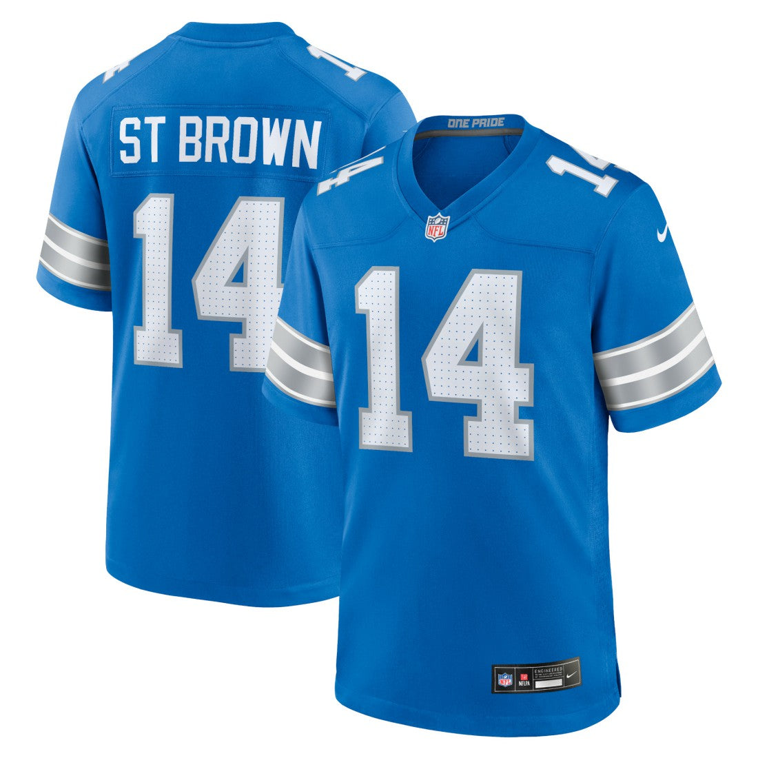 NFL Detroit Lions Amon-Ra St. Brown  Game Jersey