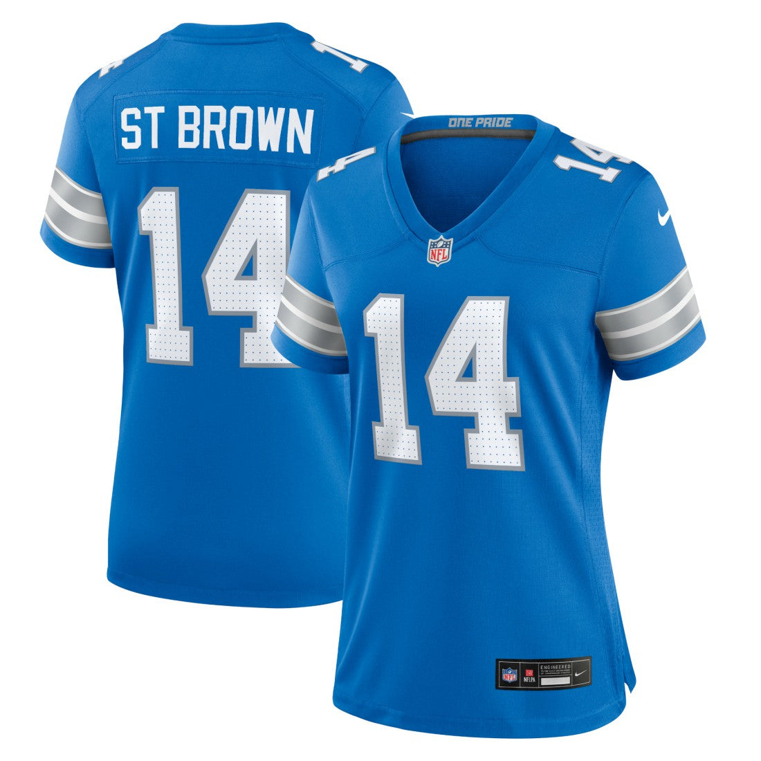 NFL Detroit Lions Amon-Ra St. Brown  Women's Team Game Jersey