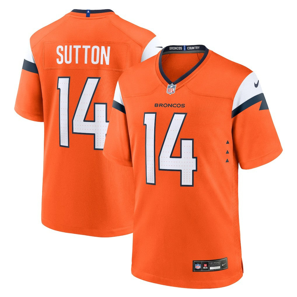 NFL Denver Broncos Courtland Sutton  Mile High Collection Game Jersey