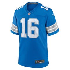 NFL Detroit Lions Jared Goff  Game Jersey