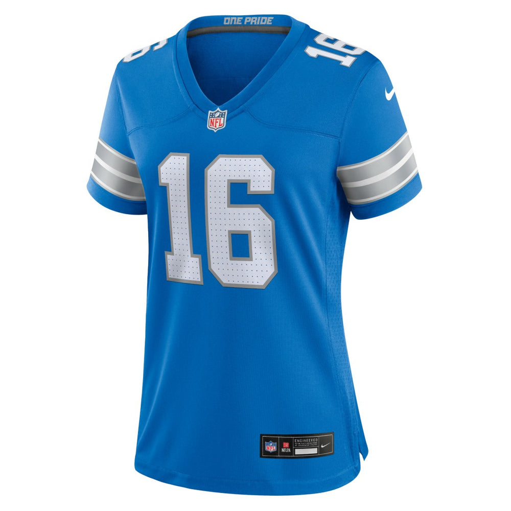 NFL Detroit Lions Jared Goff  Women's Game Jersey