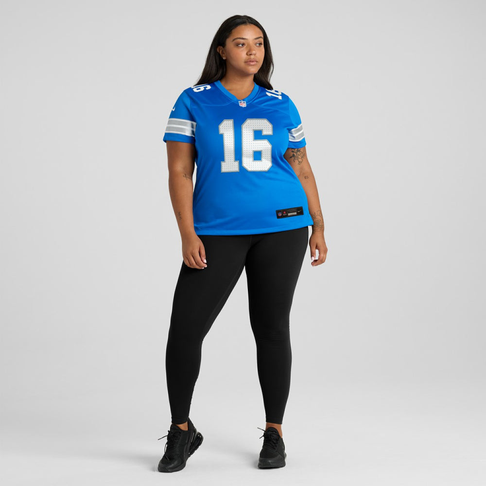 NFL Detroit Lions Jared Goff  Women's Game Jersey