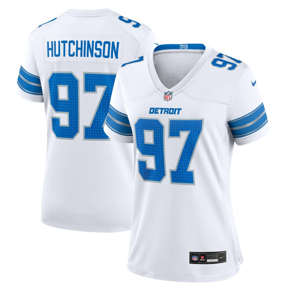 NFL Detroit Lions Aidan Hutchinson  Women's Game Jersey