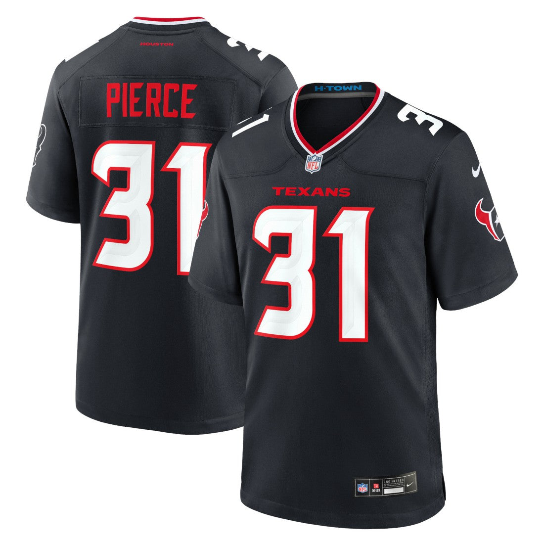 NFL Houston Texans Dameon Pierce  Game Jersey
