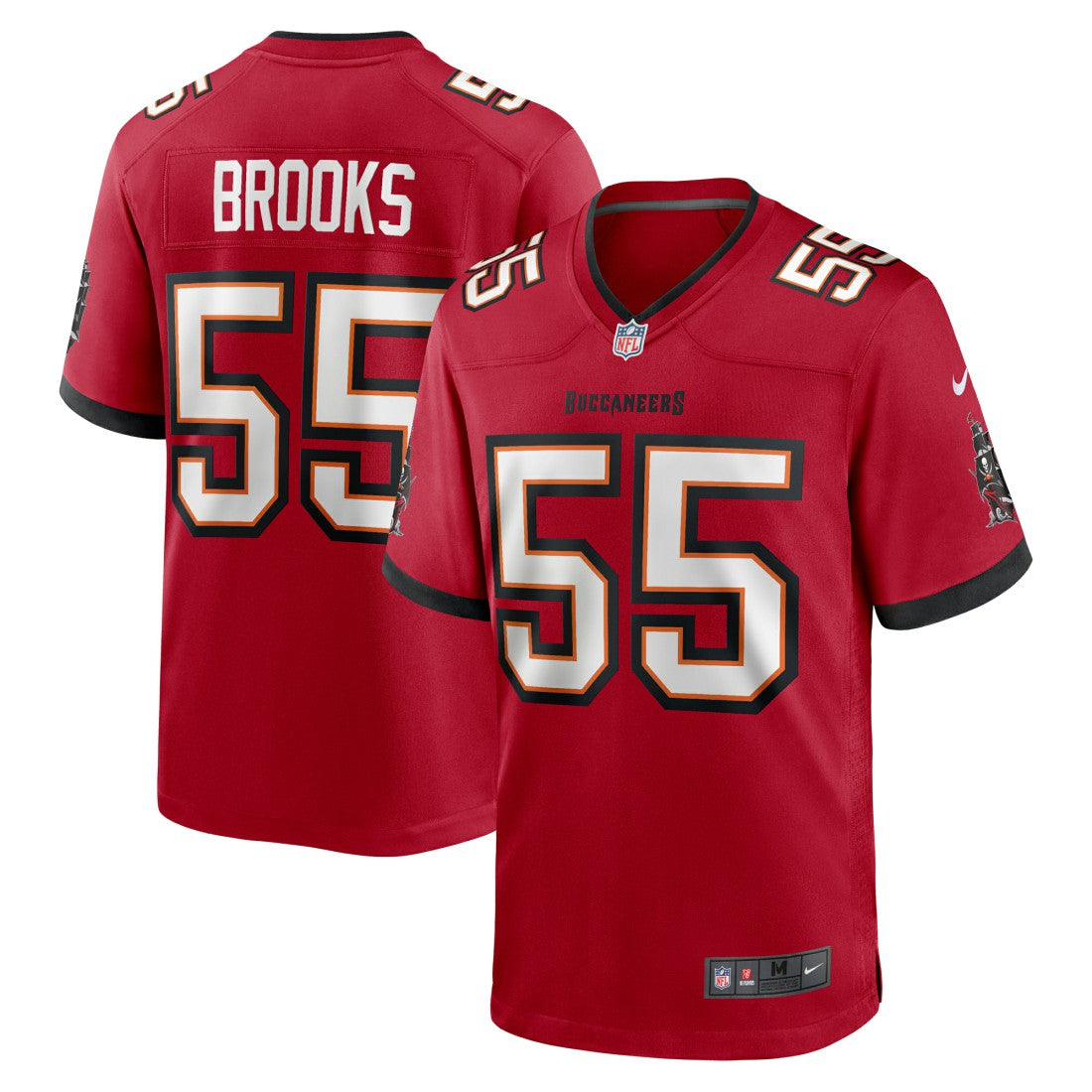 NFL Tampa Bay Buccaneers Derrick Brooks  Retired Player Game Jersey