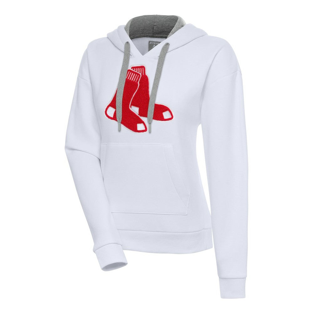 Boston Red Sox Antigua Women's Victory Pullover Hoodie - White