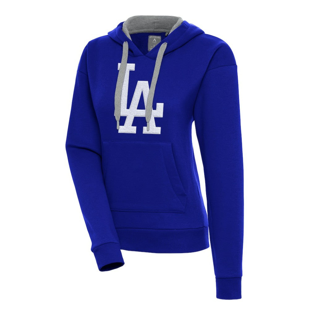 Los Angeles Dodgers Antigua Women's Victory Pullover Hoodie - Royal