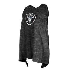 NFL Las Vegas Raiders Women's Plus Size Space Dye Active Tank Top