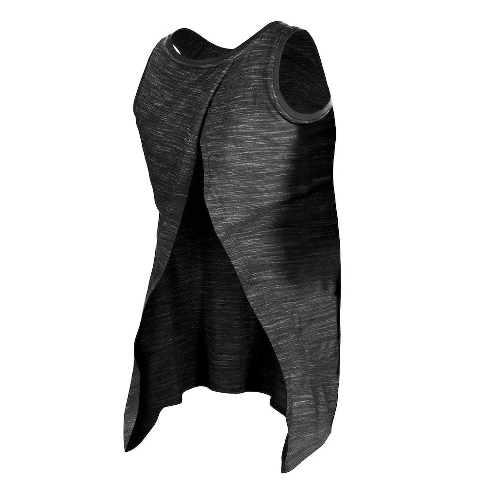 NFL Las Vegas Raiders Women's Plus Size Space Dye Active Tank Top