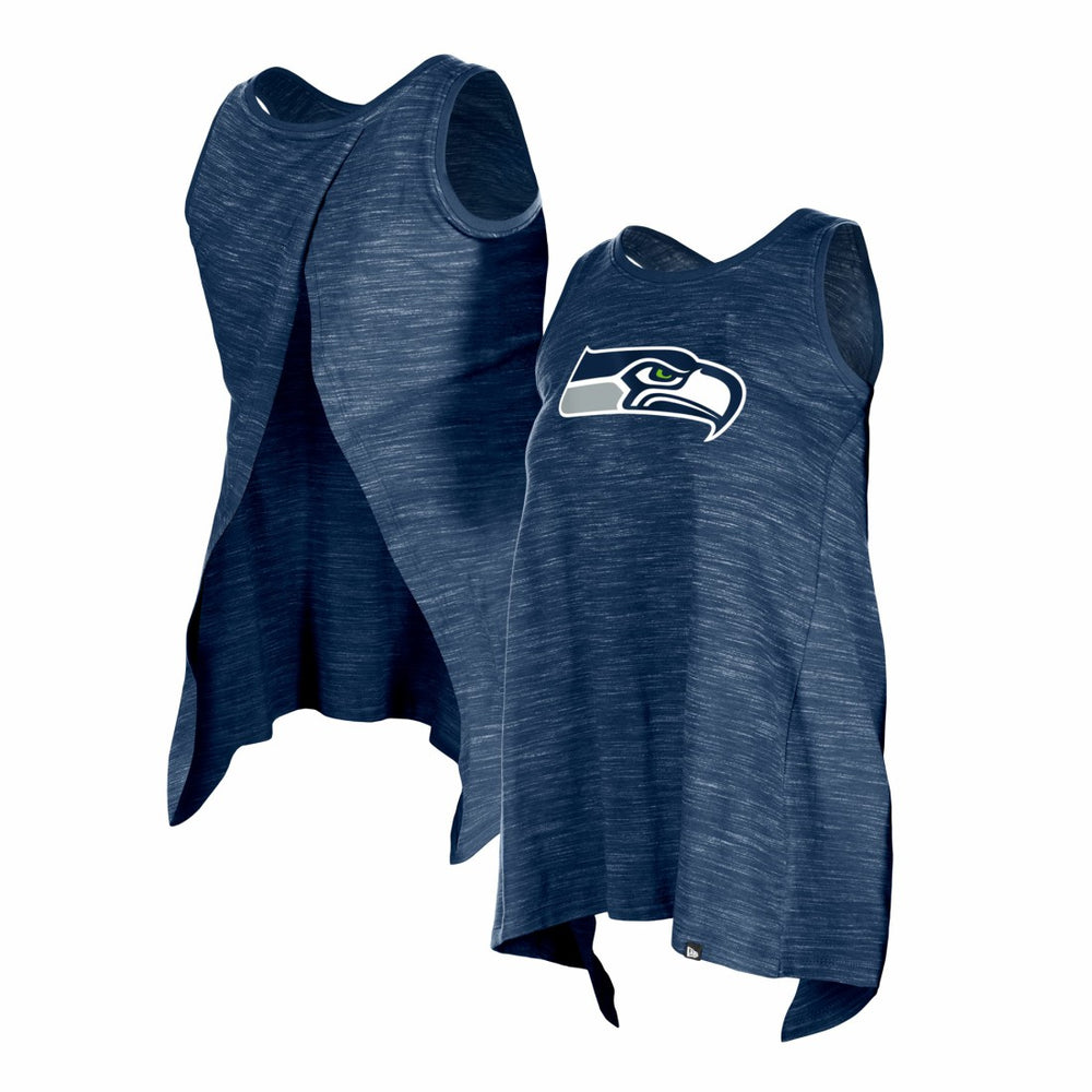 NFL Seattle Seahawks Women's Plus Size Space Dye Active Tank Top