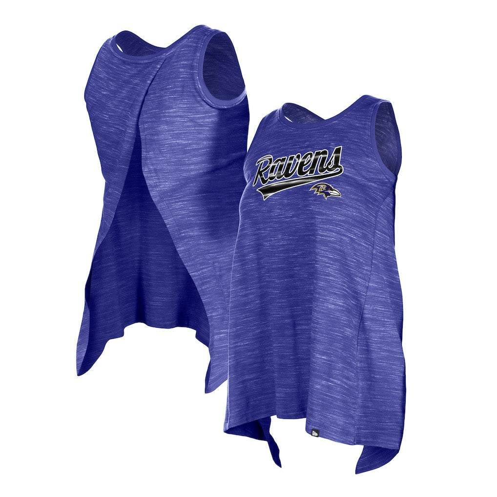 NFL Baltimore Ravens Women's Space Dye Active Tank Top
