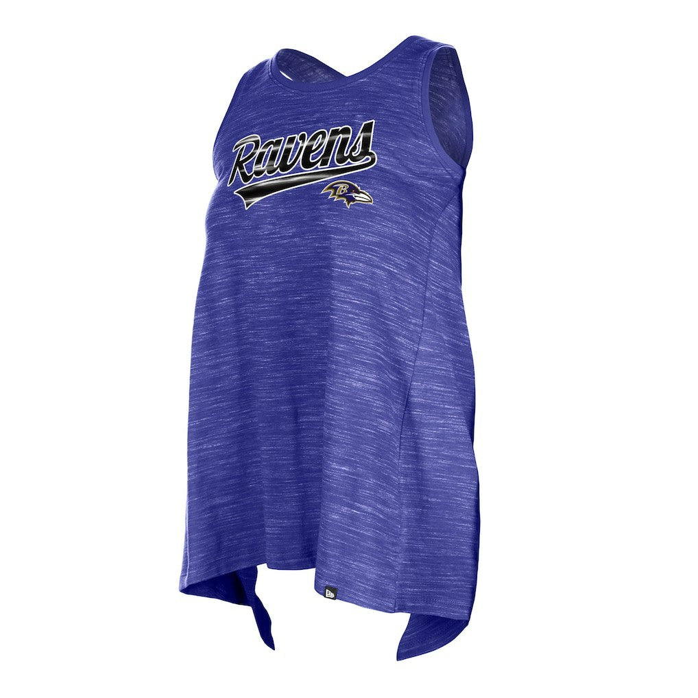 NFL Baltimore Ravens Women's Space Dye Active Tank Top
