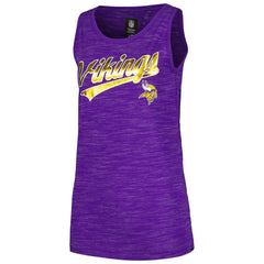 NFL Minnesota Vikings Women's Space Dye Active Tank Top