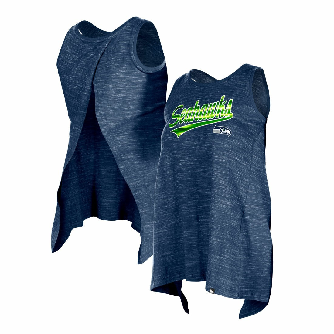 NFL Seattle Seahawks Women's Space Dye Active Tank Top