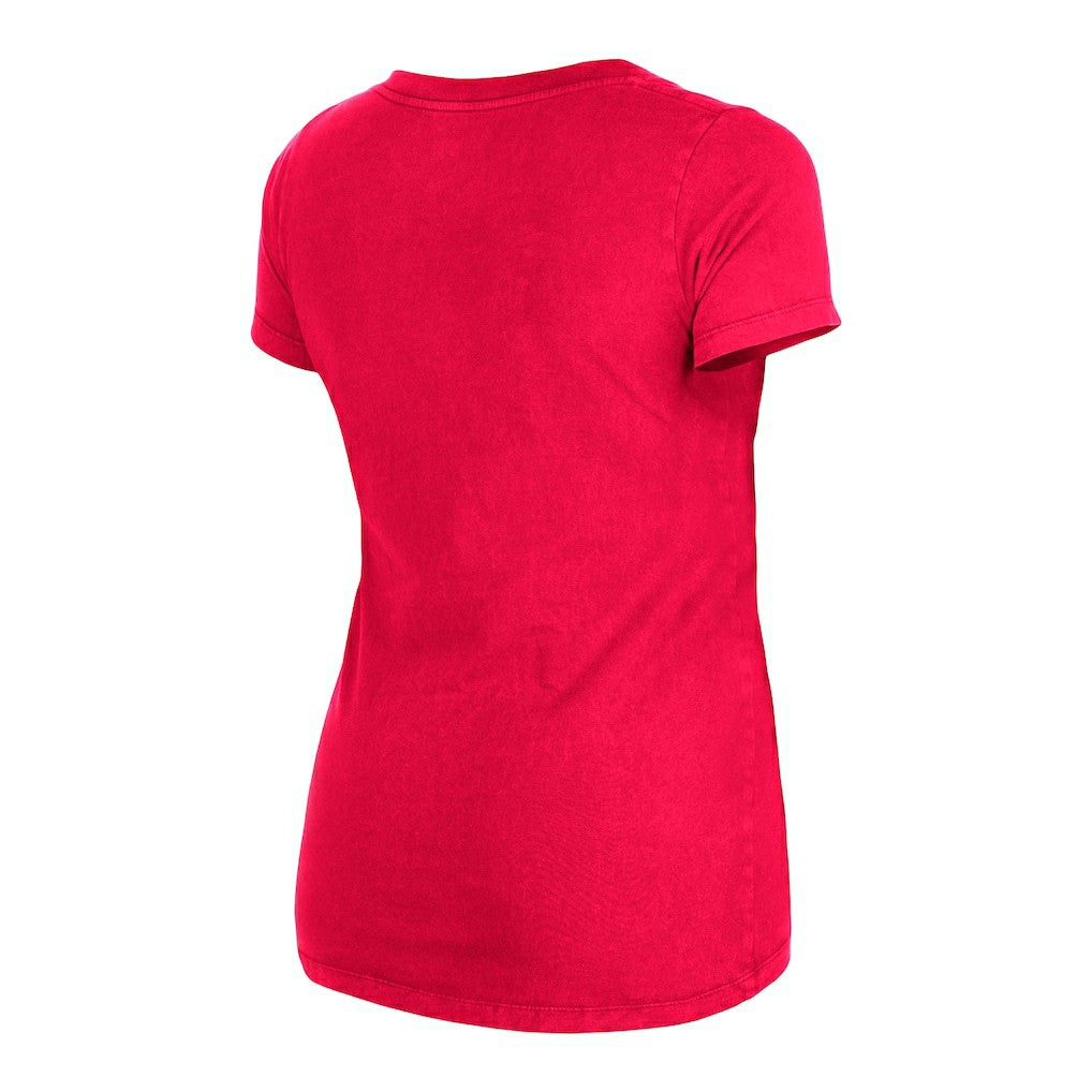 NFL San Francisco 49ers Women's Enzyme Wash Low V-Neck T-Shirt