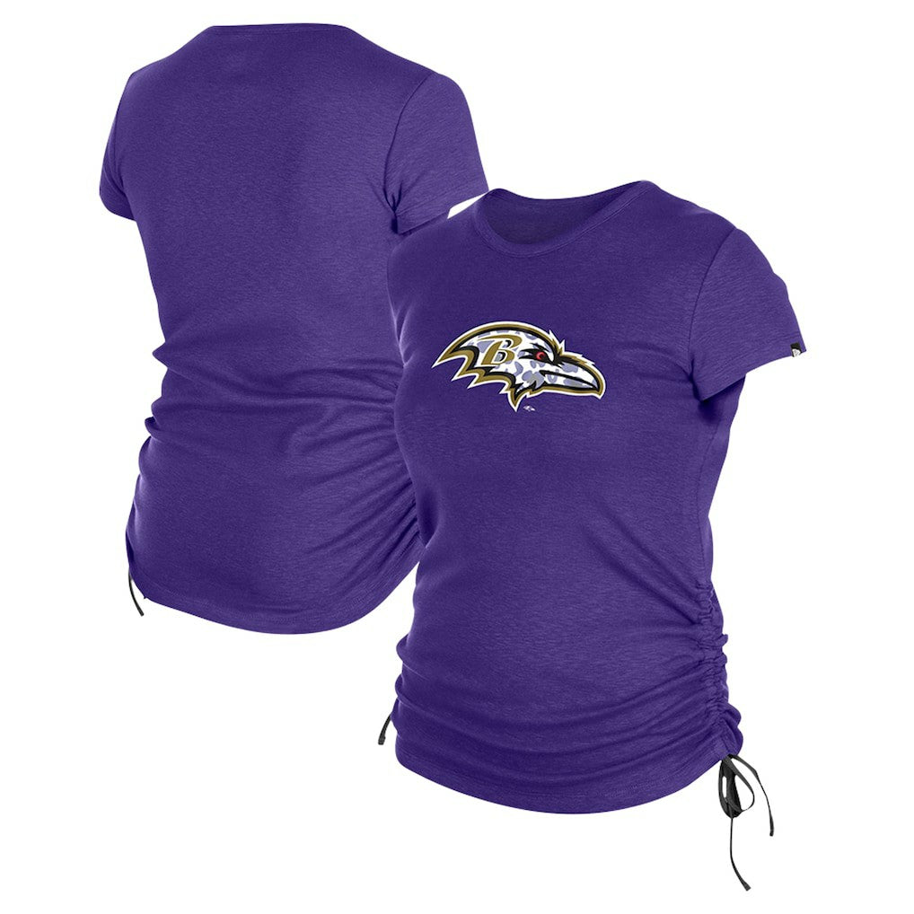 NFL Baltimore Ravens Women's Ruched Side T-Shirt