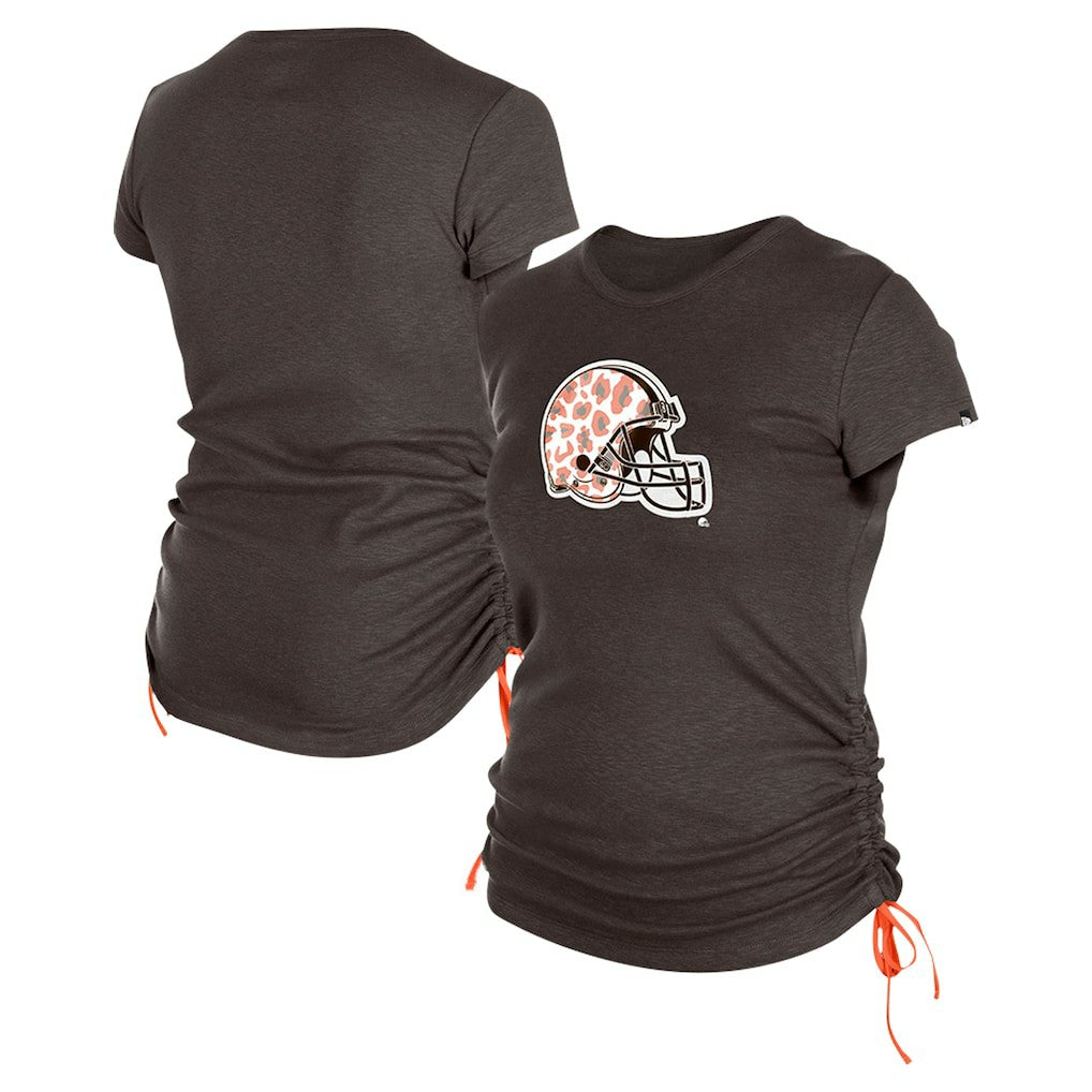 NFL Cleveland Browns Women's Ruched Side T-Shirt