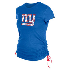 NFL New York Giants Women's Ruched Side T-Shirt