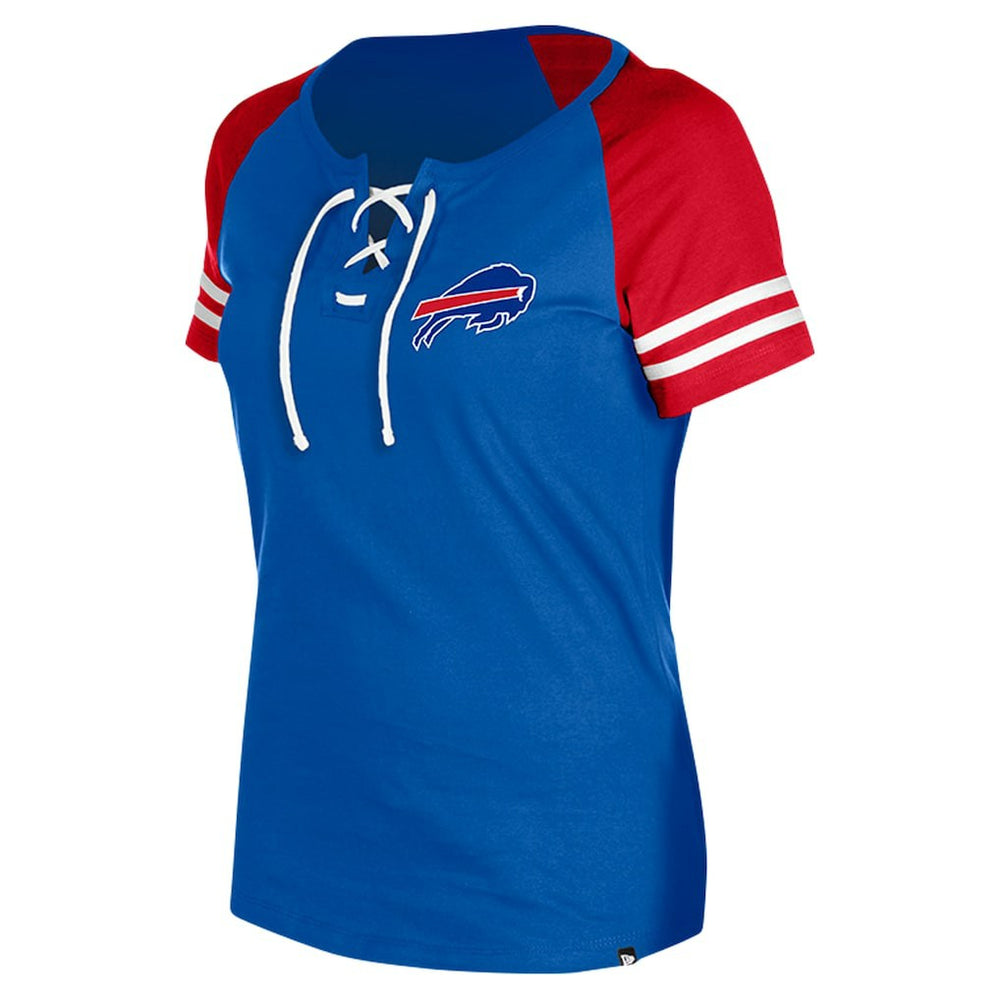 NFL Buffalo Bills Women's Lace-Up Raglan T-Shirt