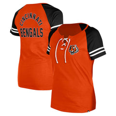 NFL Cincinnati Bengals Women's Lace-Up Raglan T-Shirt