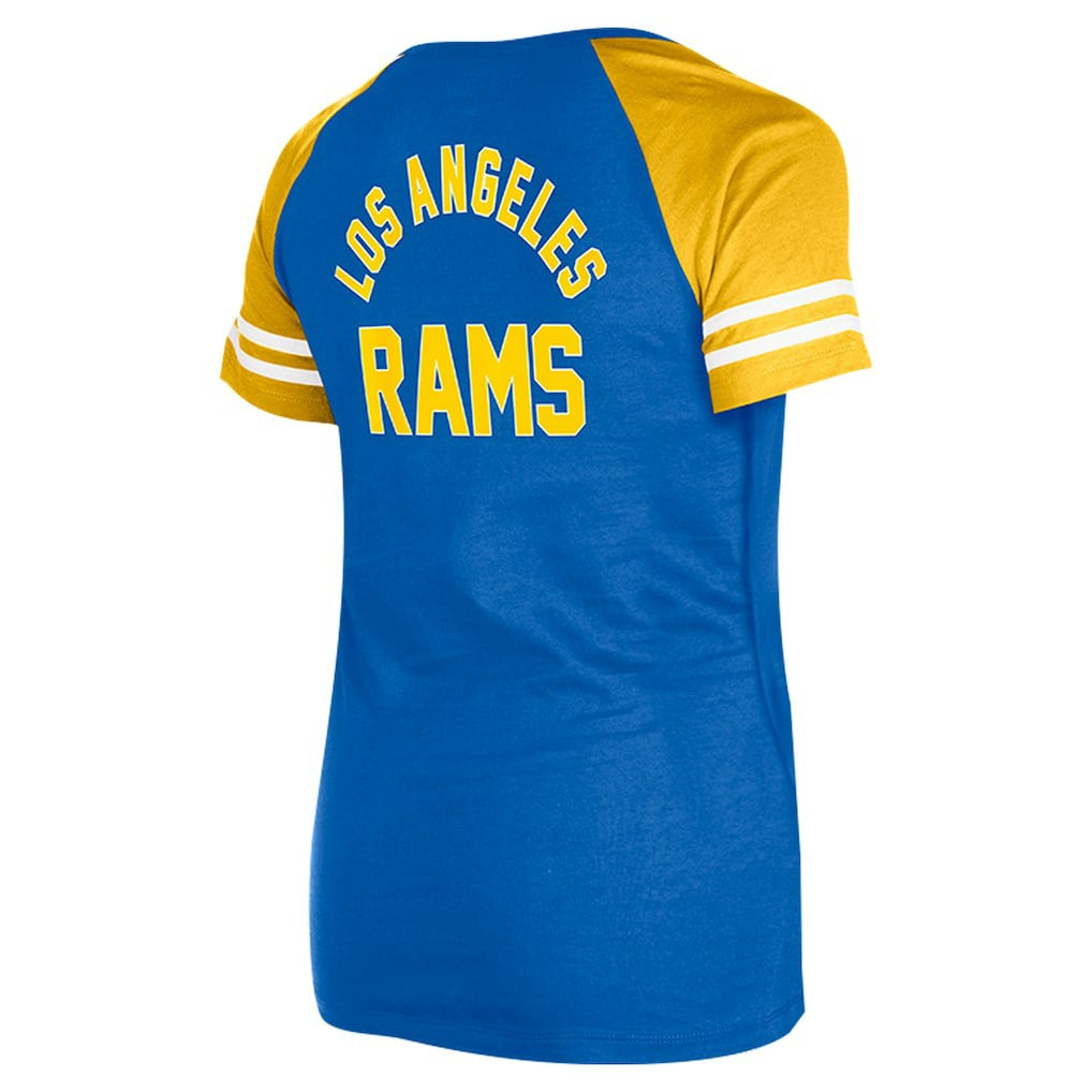 NFL Los Angeles Rams Women's Lace-Up Raglan T-Shirt