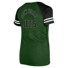 NFL New York Jets Women's Lace-Up Raglan T-Shirt