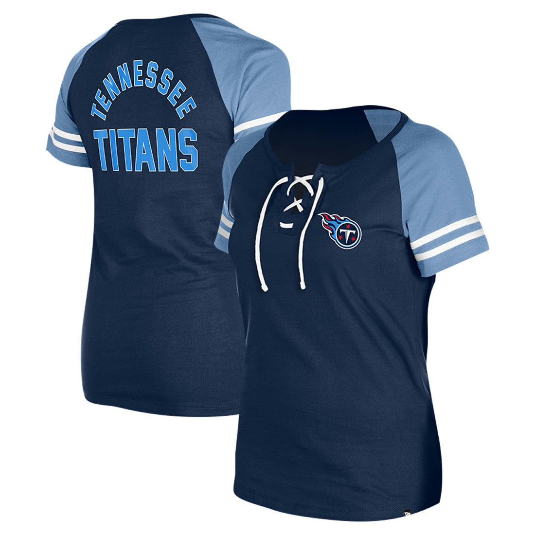 NFL Tennessee Titans Women's Lace-Up Raglan T-Shirt