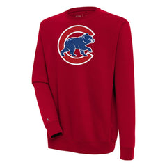 Chicago Cubs Antigua Victory Pullover Sweatshirt - Red