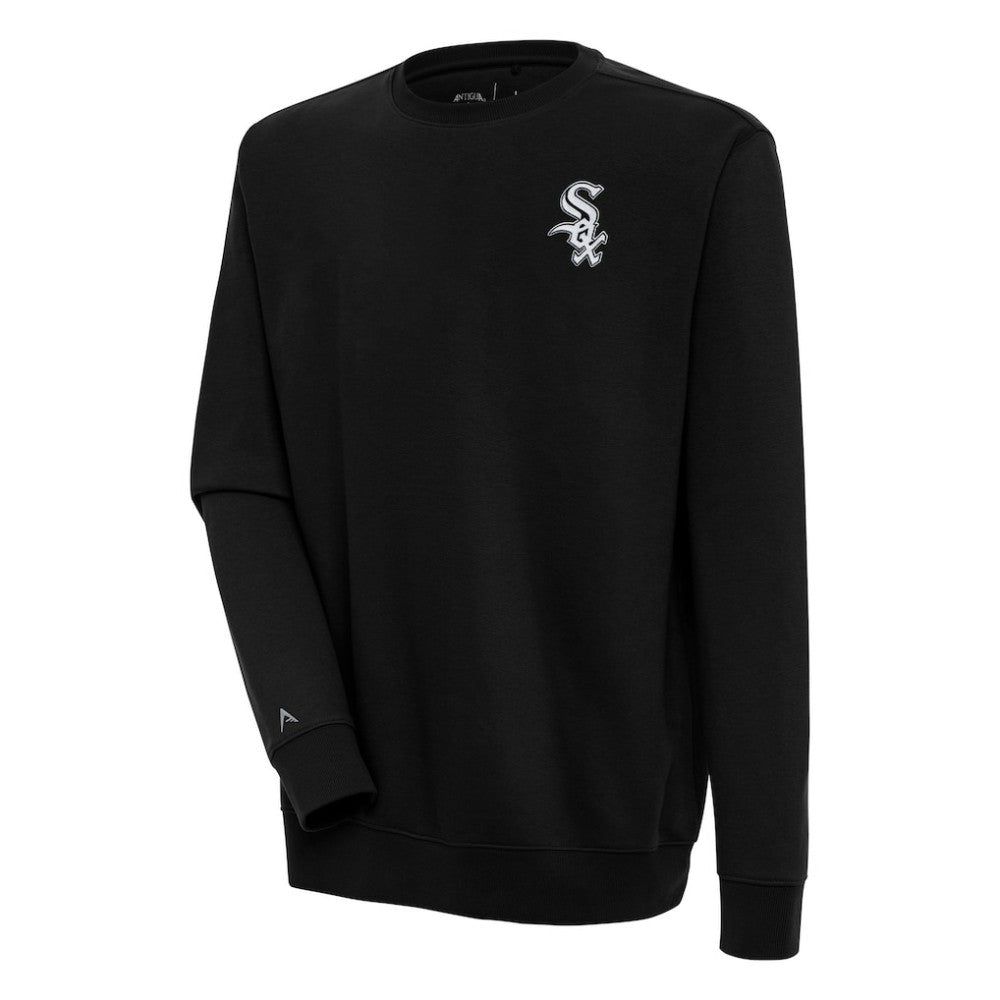 Chicago White Sox Antigua Victory Pullover Sweatshirt - Black