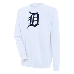 Detroit Tigers Antigua Victory Pullover Sweatshirt - White