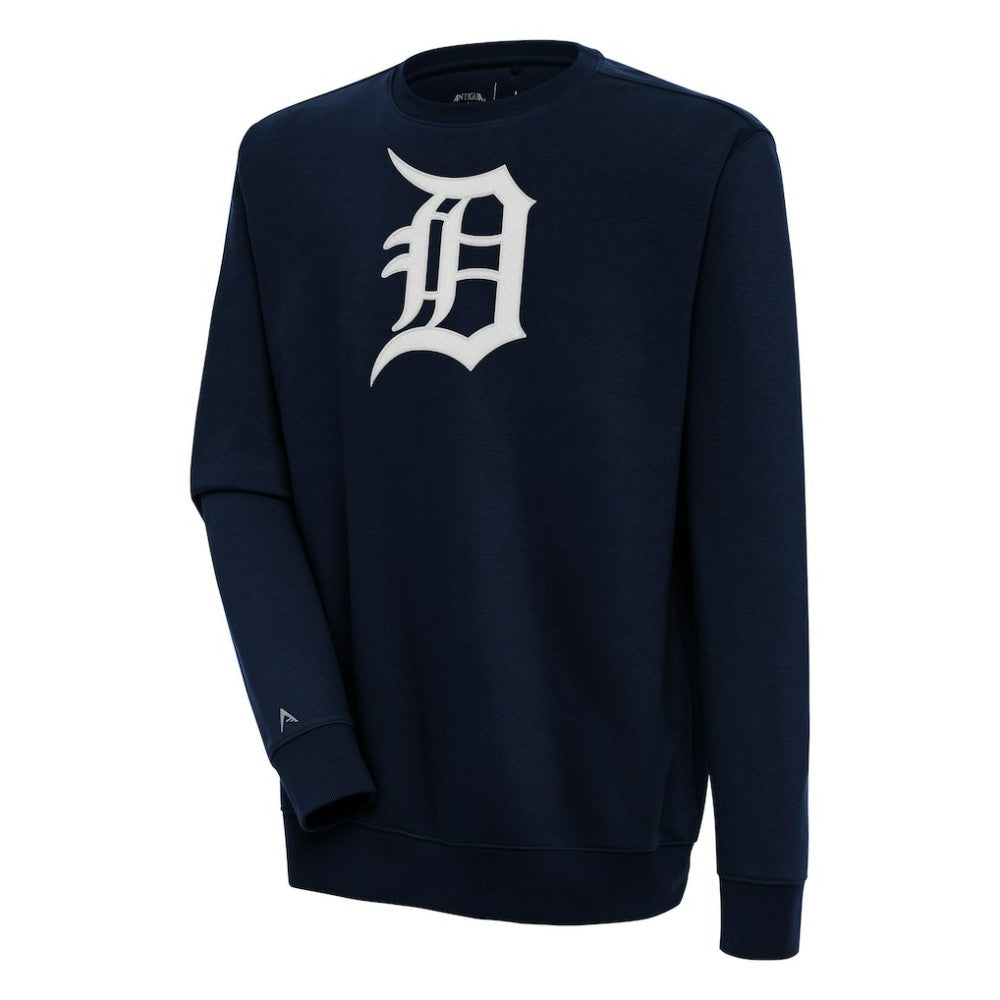 Detroit Tigers Antigua Victory Pullover Sweatshirt - Navy