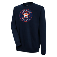 Houston Astros Antigua Victory Pullover Sweatshirt - Navy