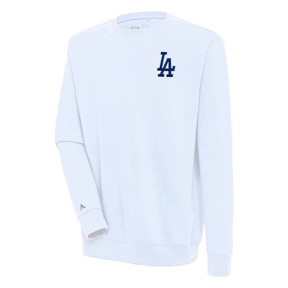 Los Angeles Dodgers Antigua Victory Pullover Sweatshirt - White