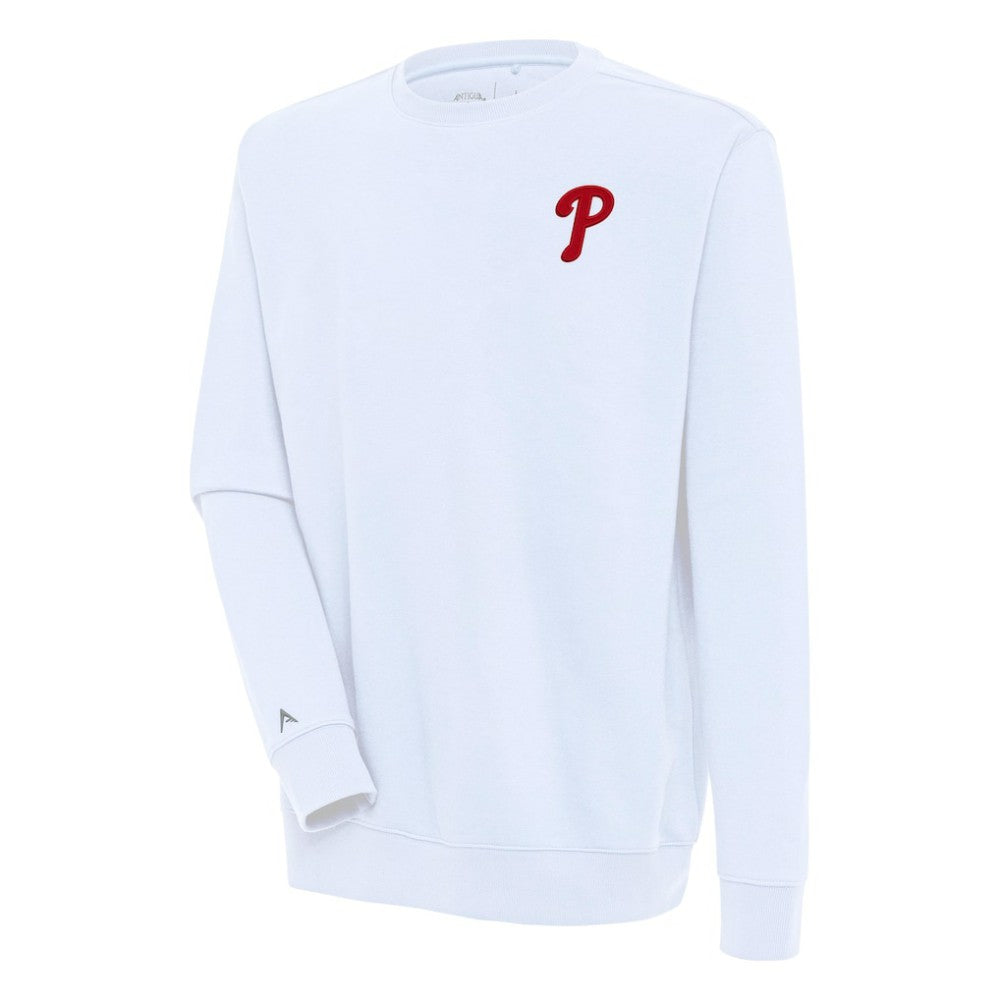 Philadelphia Phillies Antigua Victory Pullover Sweatshirt - White
