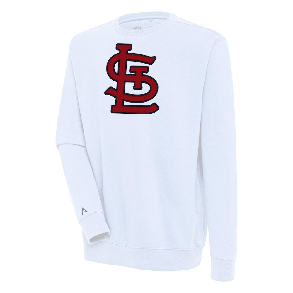 St. Louis Cardinals Antigua Victory Pullover Sweatshirt - White