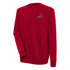 St. Louis Cardinals Antigua Victory Pullover Sweatshirt - Red