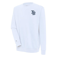 Tampa Bay Rays Antigua Victory Pullover Sweatshirt - White