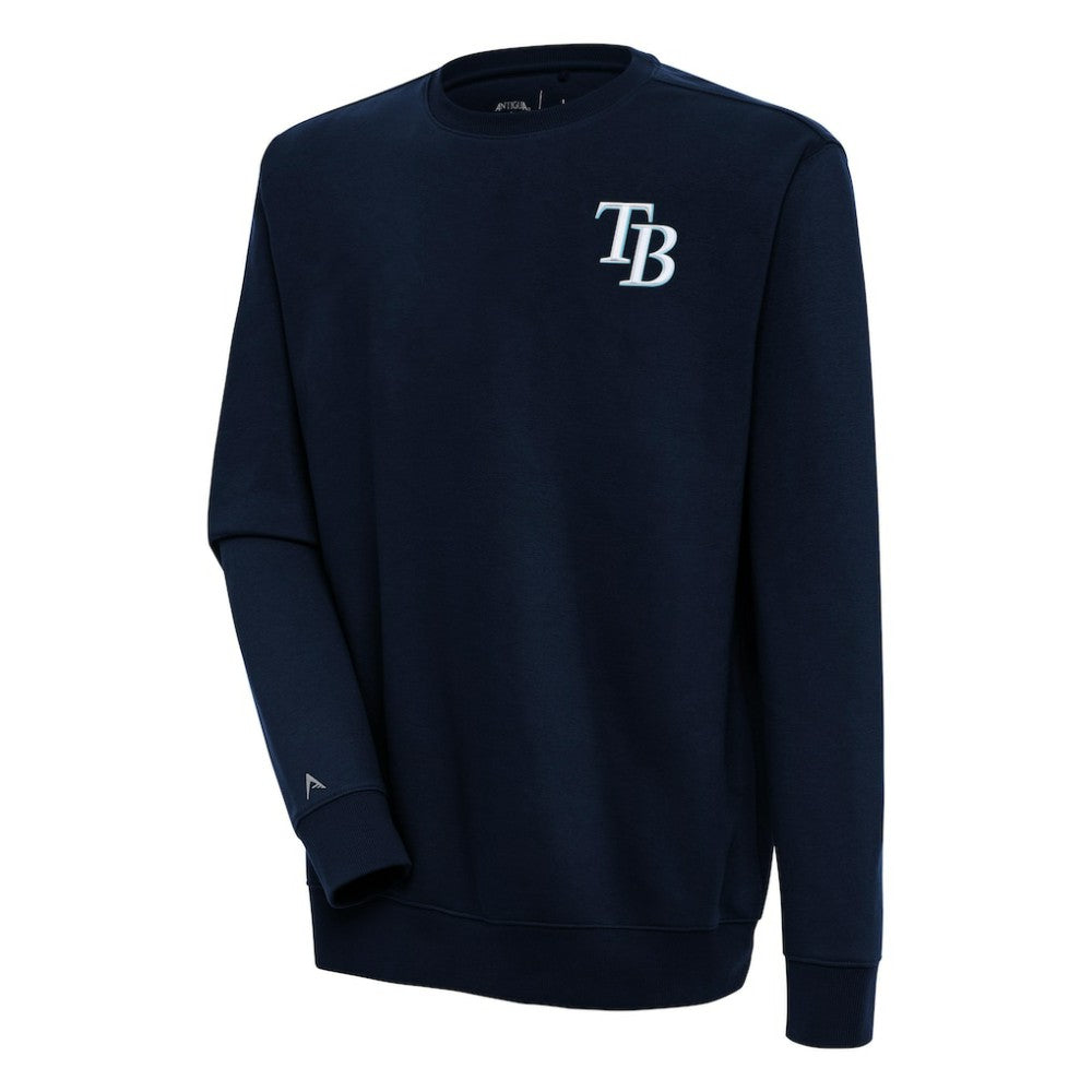 Tampa Bay Rays Antigua Victory Pullover Sweatshirt - Navy