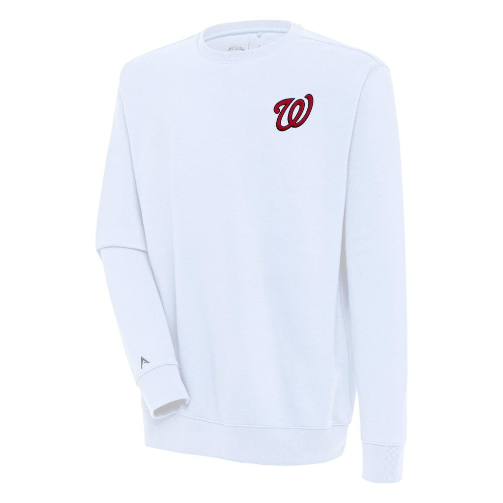 Washington Nationals Antigua Victory Pullover Sweatshirt - White
