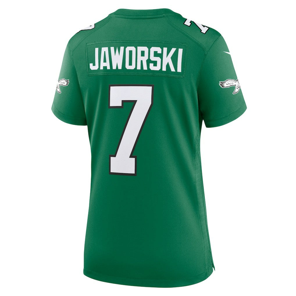NFL Philadelphia Eagles Ron Jaworski  Women's Alternate Game Jersey