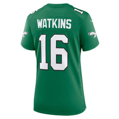 NFL Philadelphia Eagles Quez Watkins  Women's Alternate Game Jersey