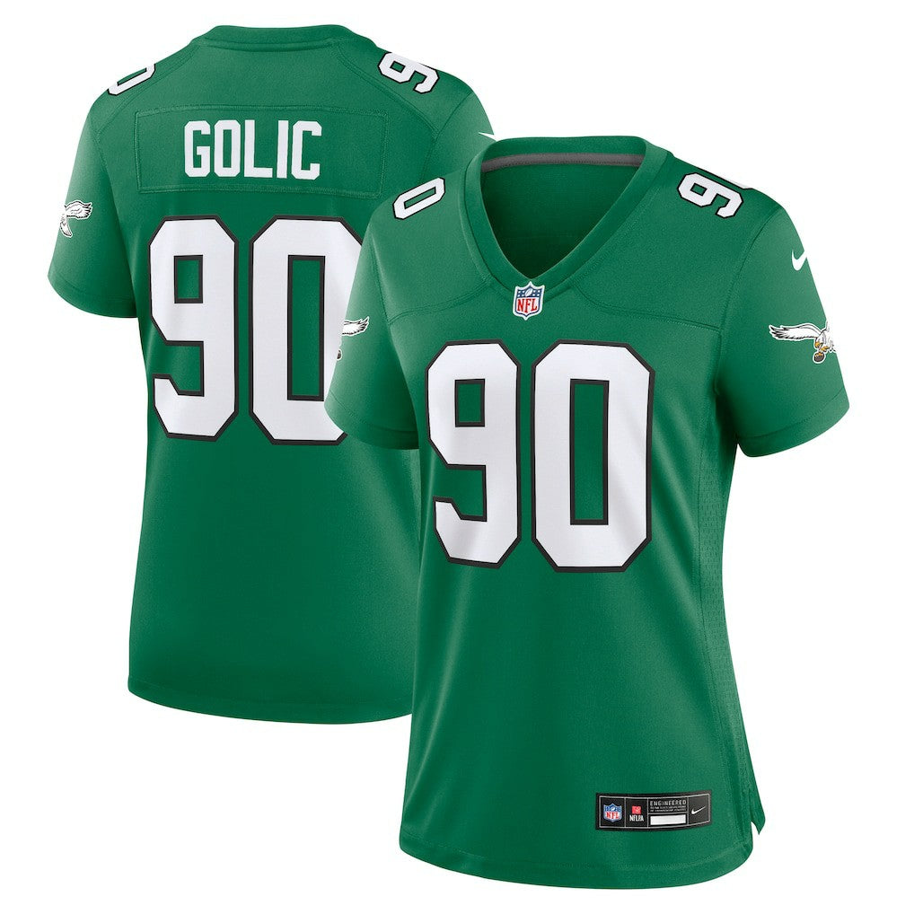NFL Philadelphia Eagles Mike Golic  Women's Alternate Game Jersey