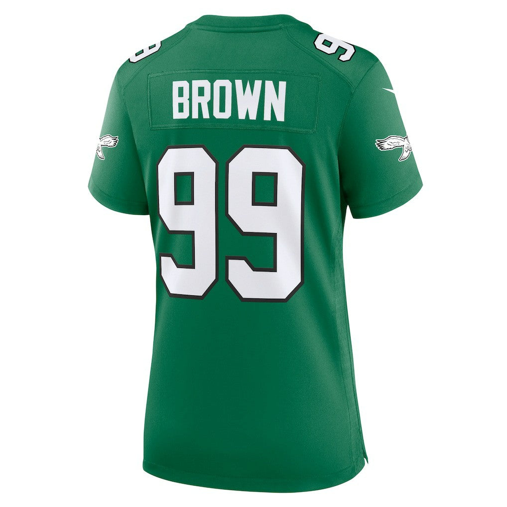 NFL Philadelphia Eagles Jerome Brown  Women's Alternate Game Jersey