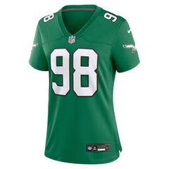 NFL Philadelphia Eagles Jalen Carter  Women's Alternate Game Jersey