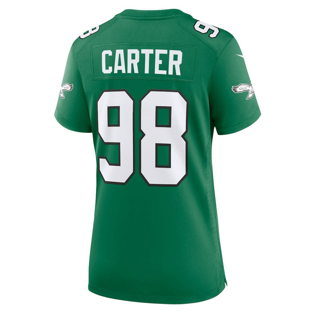NFL Philadelphia Eagles Jalen Carter  Women's Alternate Game Jersey