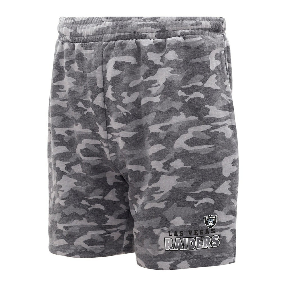 NFL Las Vegas Raiders Concepts Sport Biscayne Camo Shorts