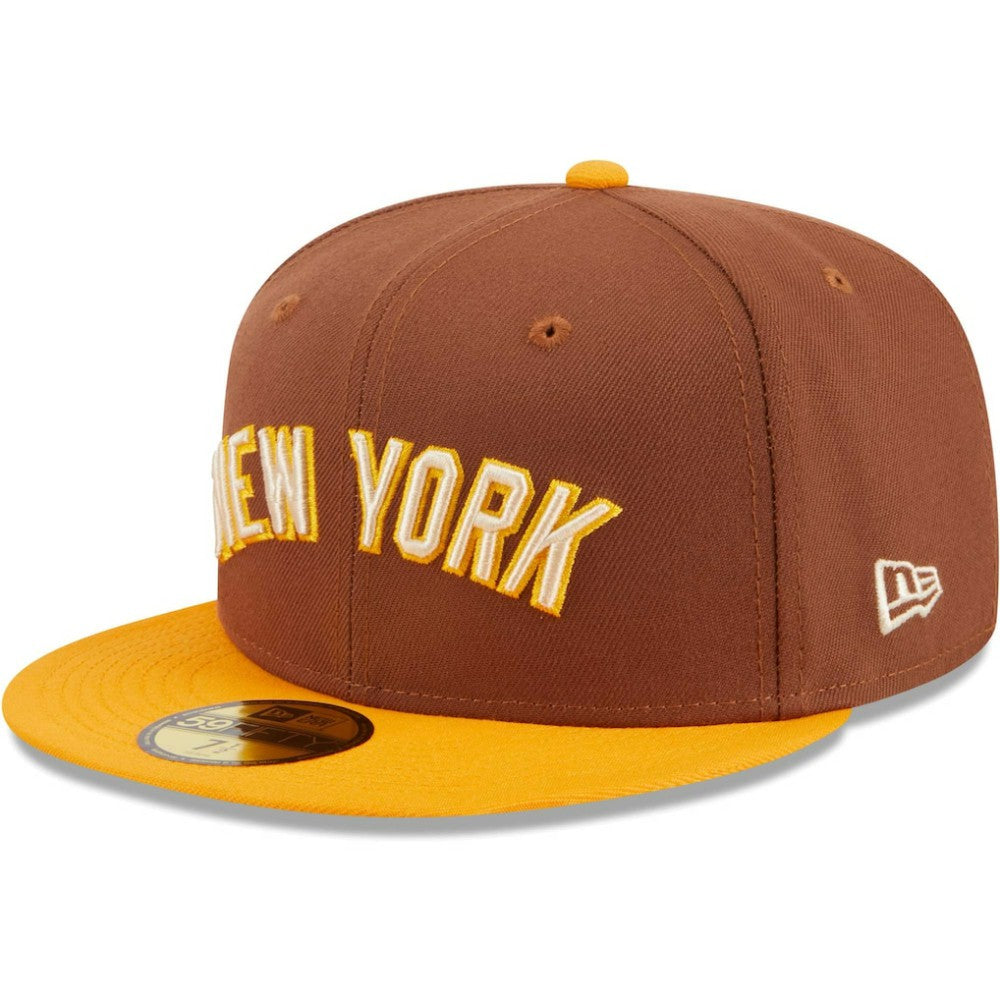 New York Yankees Tiramisu  59FIFTY Fitted Hat - Brown | New Era