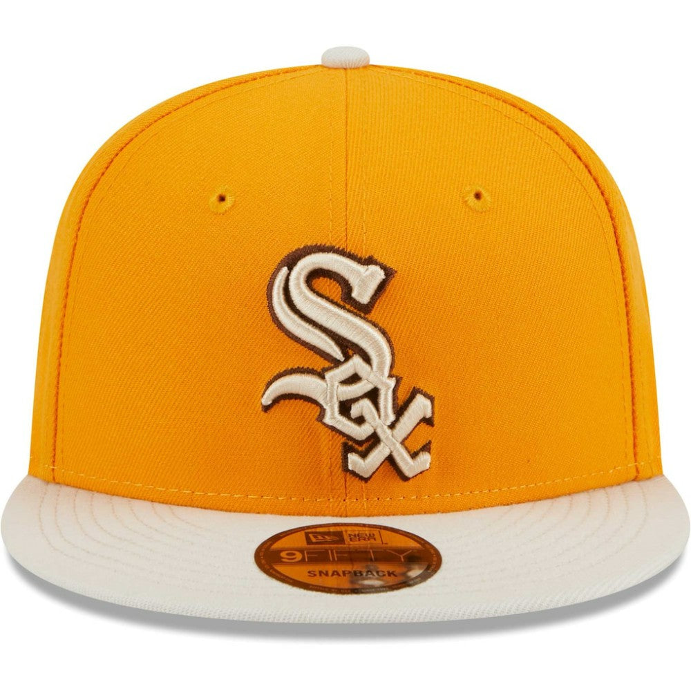 Chicago White Sox Tiramisu  9FIFTY Snapback Hat - Gold | New Era