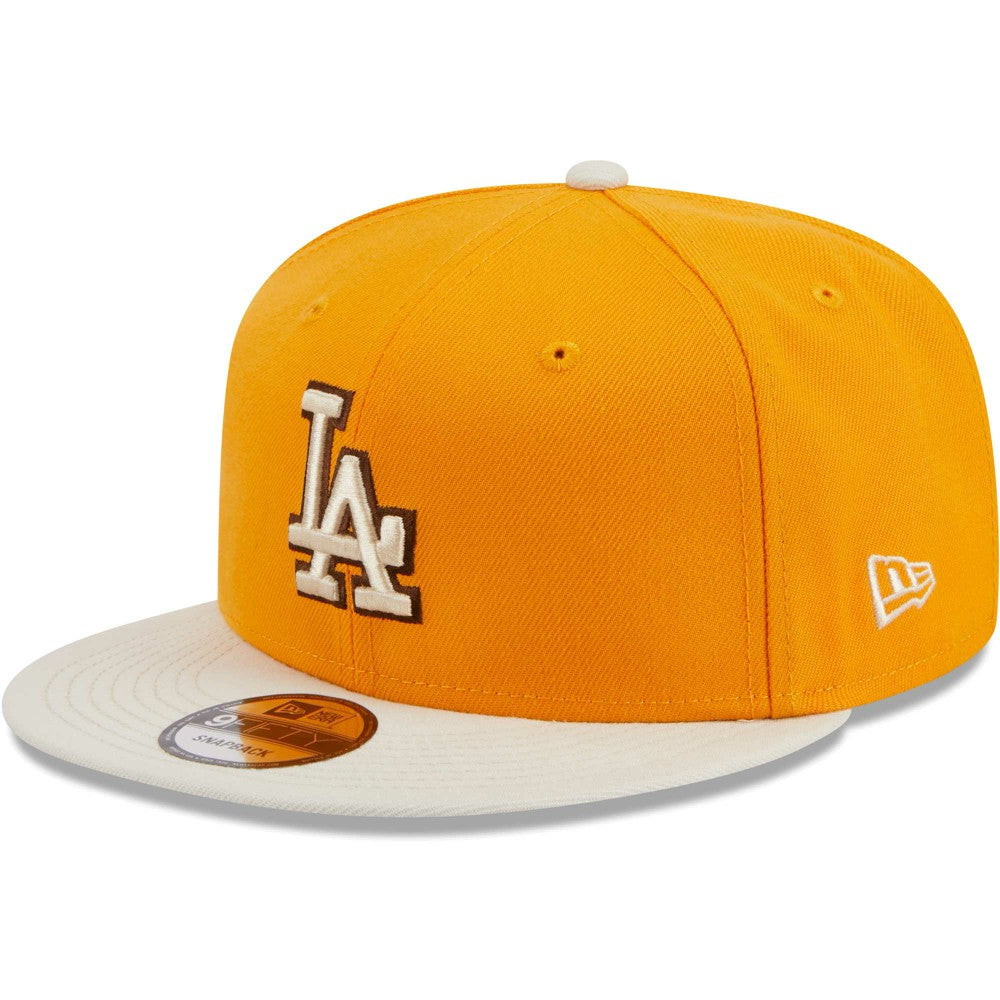 Los Angeles Dodgers Tiramisu  9FIFTY Snapback Hat - Gold | New Era