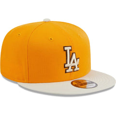 Los Angeles Dodgers Tiramisu  9FIFTY Snapback Hat - Gold | New Era